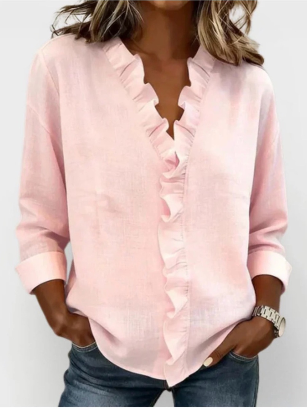 Ruffle blouse